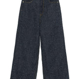 Jeans textured in blu Ganni - donna 