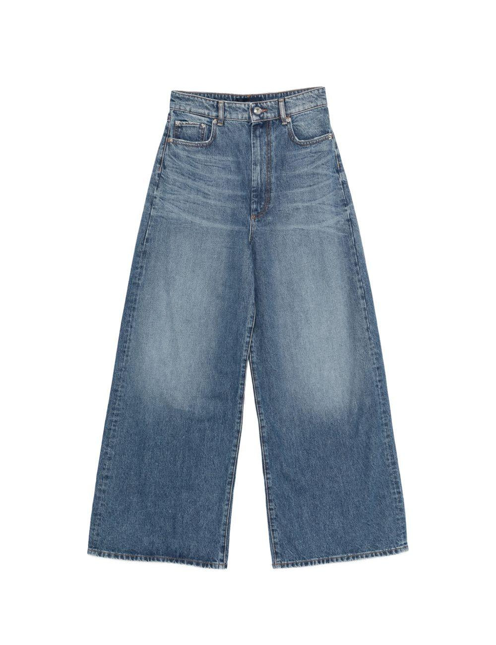 Jeans a gambaampia angri in blu Maxmara sportmax - donna 