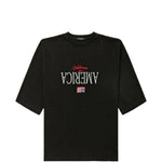 T-shirt welcome to america in nero Willy chavarria - uomo 