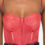 Body a corsetto Rebellion in rosso Zimmermann - donna 