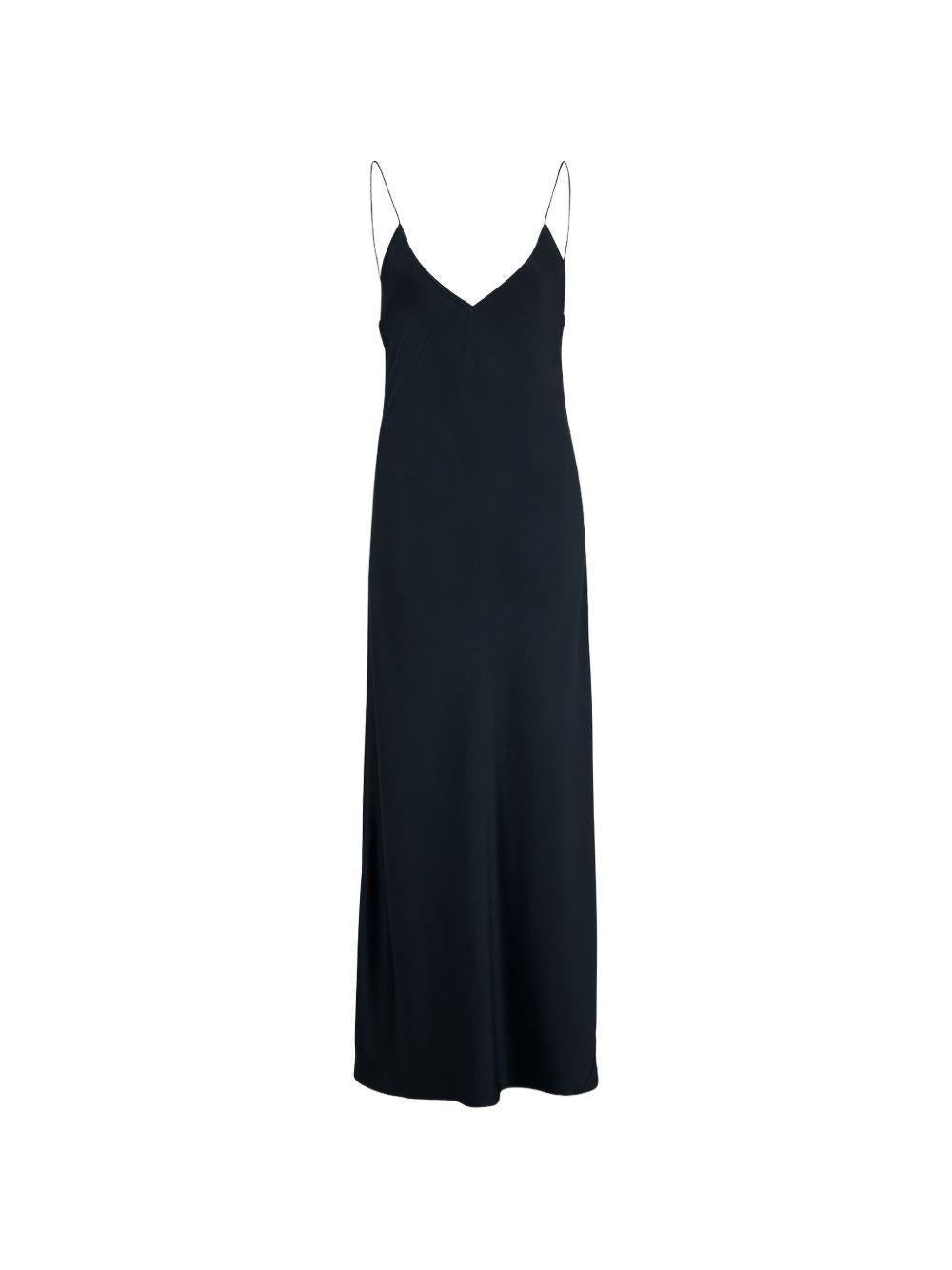 Abito lungo con scollo a V in blu BLAZÉ MILANO - donna 