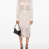 Gonna con cristalli sokna in rosa Dries van noten - donna 