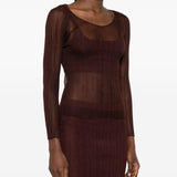 Top a maniche lunghe in bordeaux Simkhai - donna 