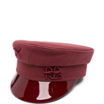Cappello baker boy con logo  in bordeaux Ruslan baginskiy - donna 