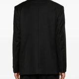 Blazer con chiusura a cravatta in nero Kenzo - uomo 