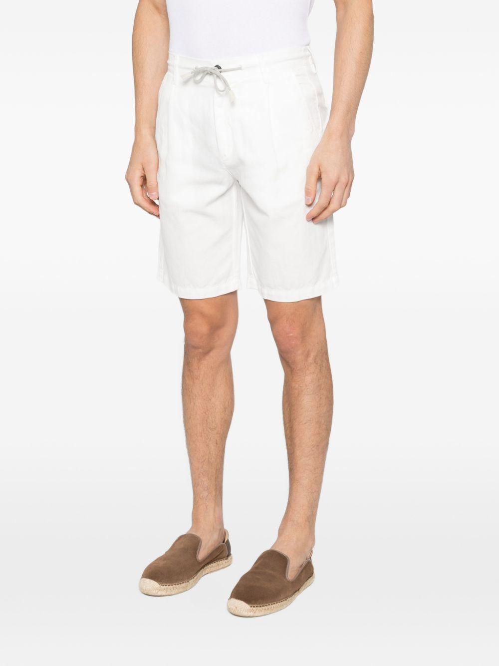 Shorts con coulisse in bianco Eleventy - uomo 