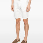 Shorts con coulisse in bianco Eleventy - uomo 
