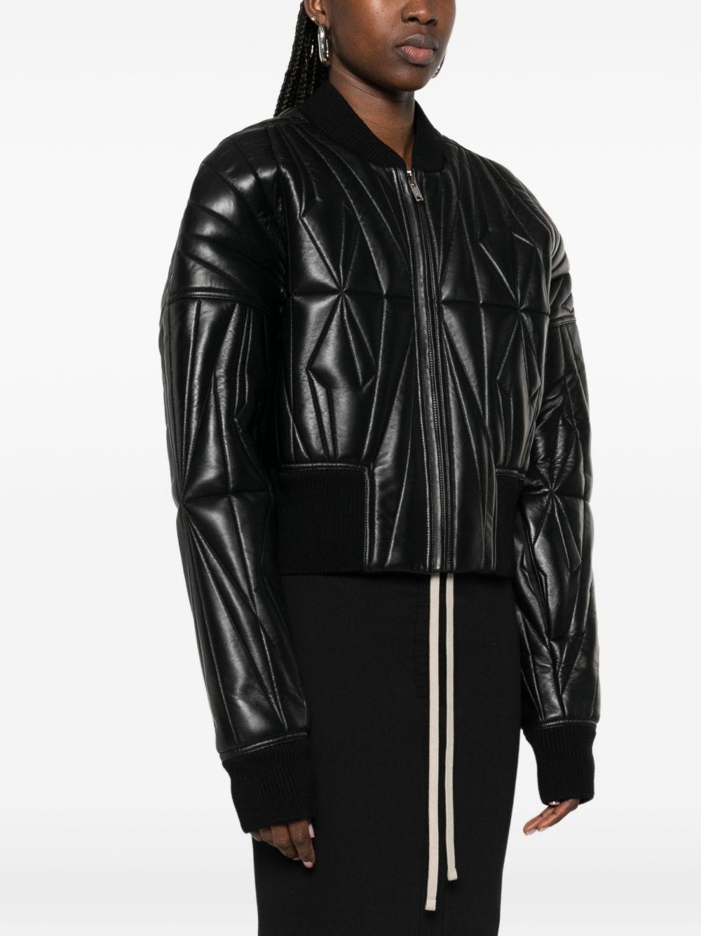 Giacca crop geocamo in nero Rick Owens x Moncler - unisex 