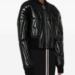 Giacca crop geocamo in nero Rick Owens x Moncler - unisex 