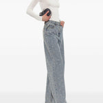 Maglia a coste a collo alto in bianco Self-portrait - donna 