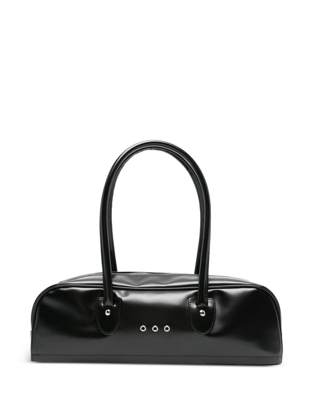 Borsa a spalla in pelle sintetica nero Comme Des Garçons - donna 