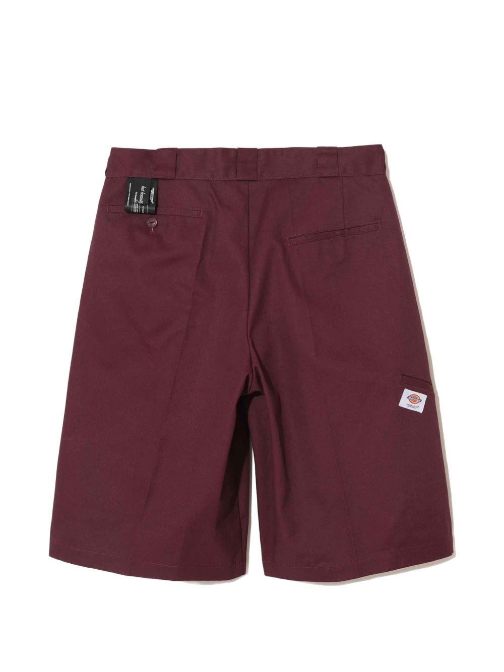Shorts con logo in bordeaux Undercover - uomo 