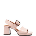 Sandali in pelle lucida con fibbia in rosa Chie mihara - donna 
