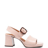 Sandali in pelle lucida con fibbia in rosa Chie mihara - donna 