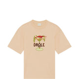 T-shirt con stampa in beige Drole de monsieur - uomo 