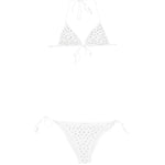 Bikini decorato con cristalli in bianco Oséree - donna 