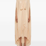 Top lungo con cappuccio in beige Blumarine - donna 