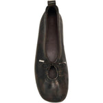 Ballerine Rosalind pelle in marrone 