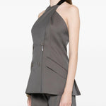 Gilet doppio petto cali  in grigio Maxmara - donna 