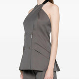 Gilet doppio petto cali  in grigio Maxmara - donna 