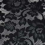 Top in pizzo a fiori in nero Venuja - donna 