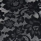 Top in pizzo a fiori in nero Venuja - donna 