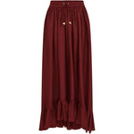 Gonna lunga con volant Aster in bordeaux Zimmermann - donna 