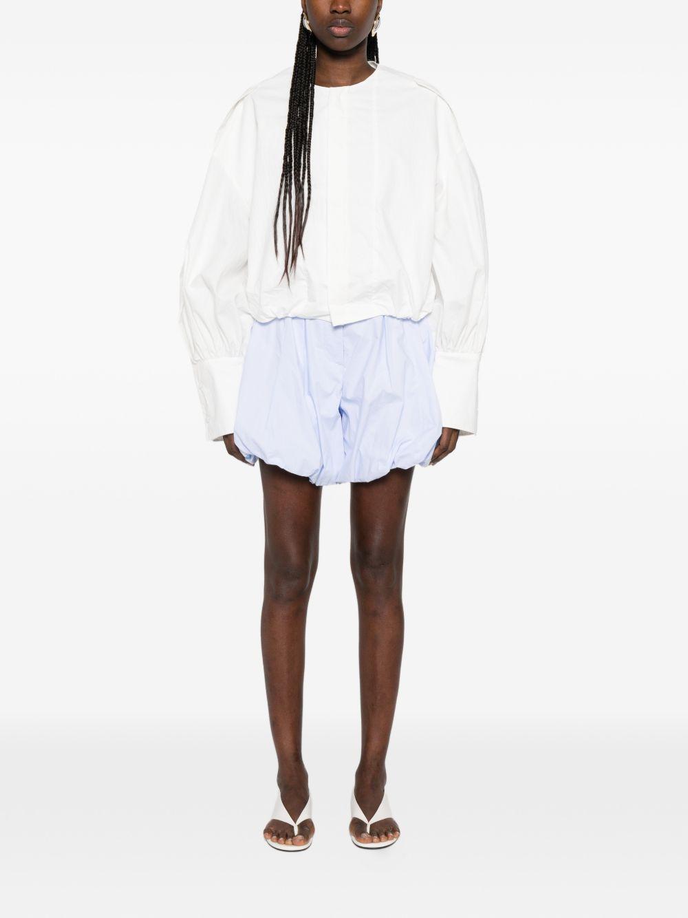 Shorts Dafne con pieghe in azzurro The latest - donna 