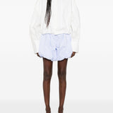 Shorts Dafne con pieghe in azzurro The latest - donna 
