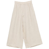 PANTALONI GAMBA AMPIA FELINO IN AVORIO MAXMARA WEEKEND - donna 