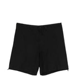 Shorts con orlo a coulisse in nero Yohji yamamoto - uomo 