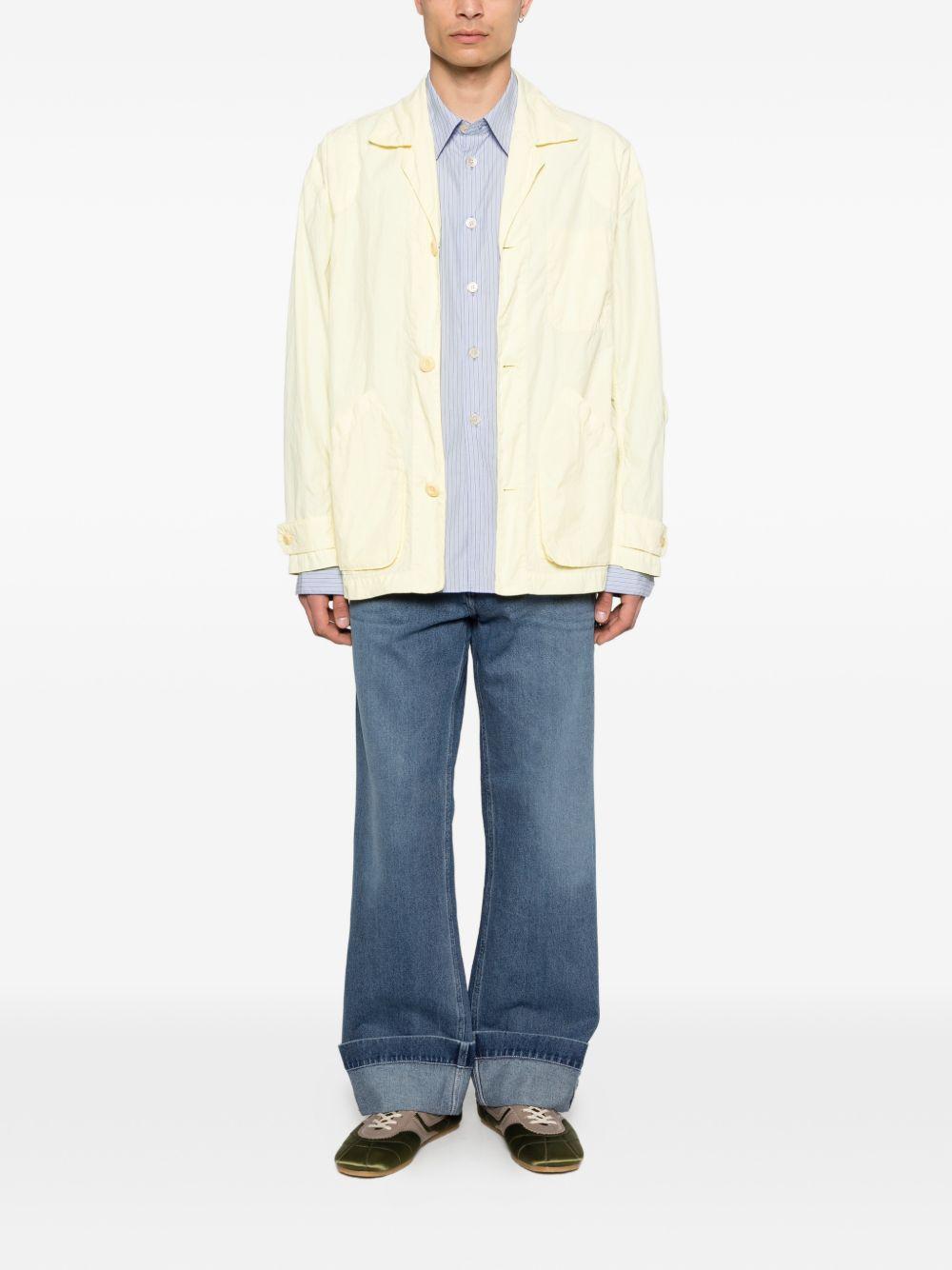 Jeans con risvolto in blu Simone rocha - uomo 