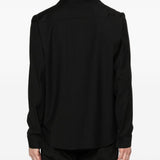 Giacca-camicia con tasca sul petto john in nero Briglia 1949 - uomo 