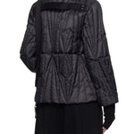 Giacca trapuntata geocamo in nero Rick Owens x Moncler - unisex<BR/> 