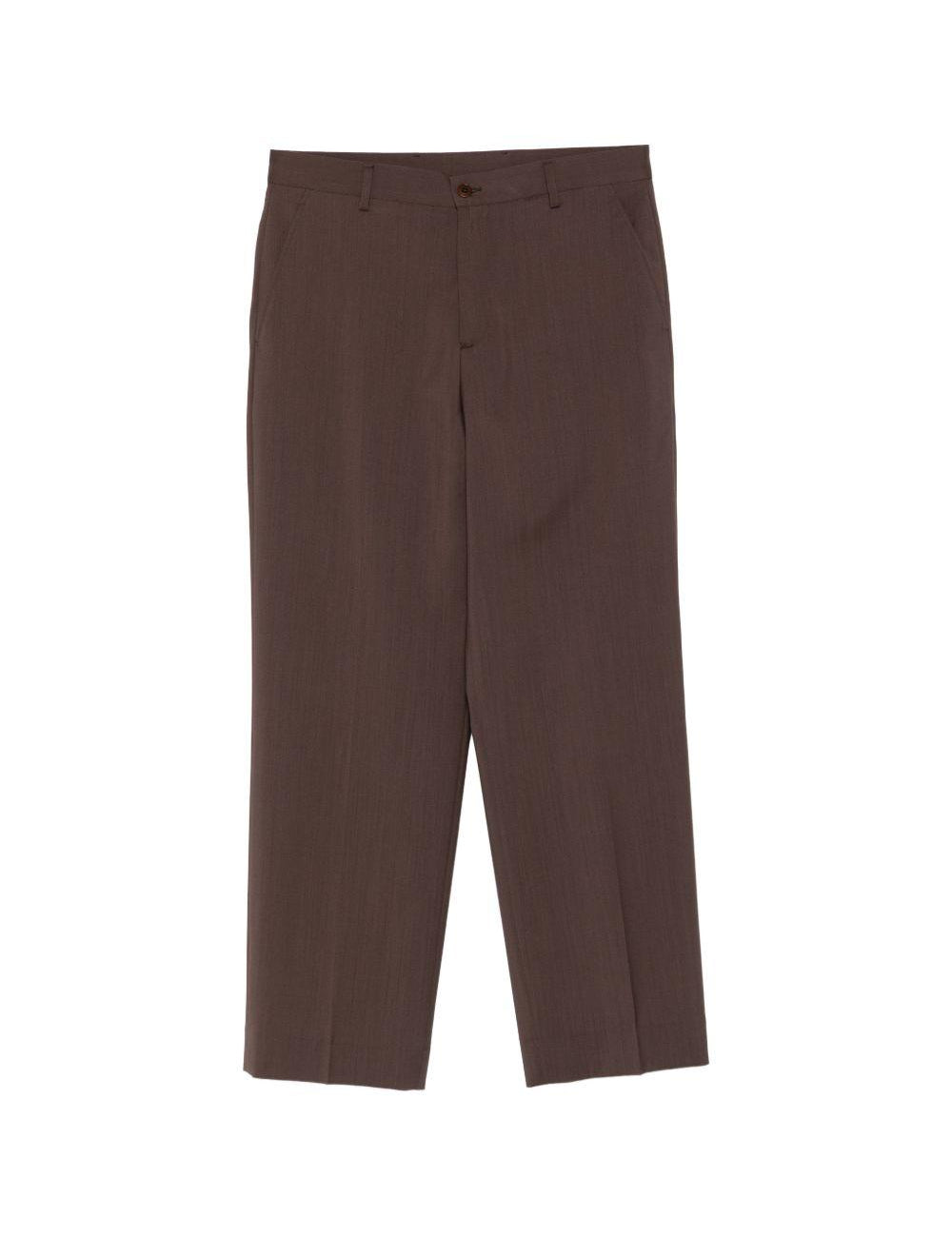 Pantaloni a gamba dritta in marrone Costumein - uomo 