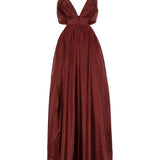 Abito con dettagli cut-out  in bordeaux Zimmermann - donna 