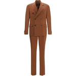 Completo Iconic doppiopetto in marrone Lardini - uomo 