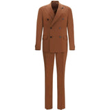 Completo Iconic doppiopetto in marrone Lardini - uomo 