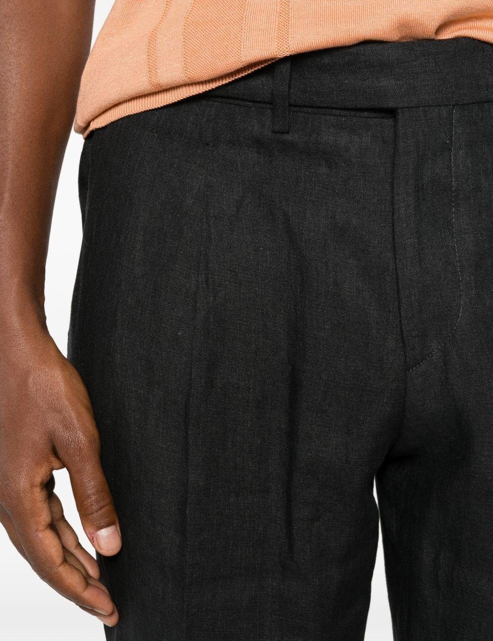 Pantaloni con pieghe in nero Briglia 1949 - uomo 