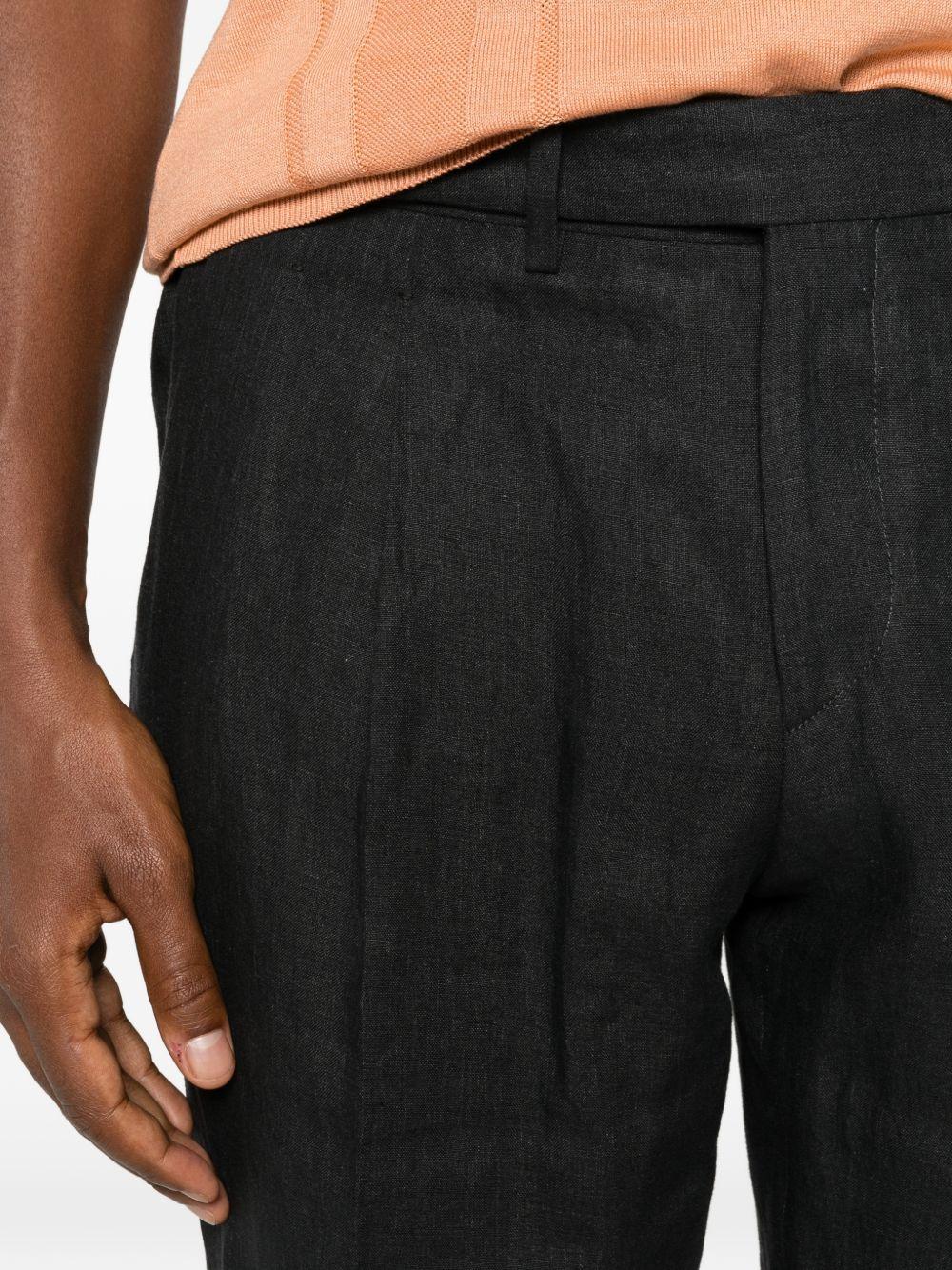 Pantaloni con pieghe in nero Briglia 1949 - uomo 