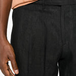 Pantaloni con pieghe in nero Briglia 1949 - uomo 