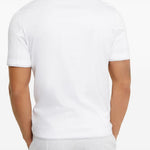 T-shirt a maniche corte in bianco Brunello cucinelli - uomo 