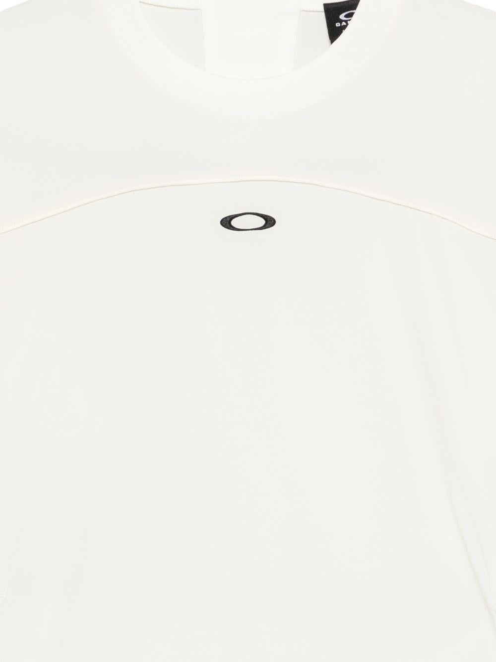 T-shirt girocollo in bianco Oakley - uomo 
