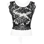 Top con allacciatura sul retro in nero Maurizio - donna 