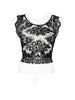 Maurizio black lace-up back top - women