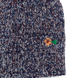 Cappello con ricamo manar in blu 