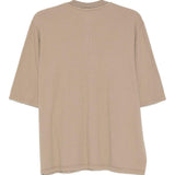 Top a maniche corte in beige Rick owens drkshdw - donna 