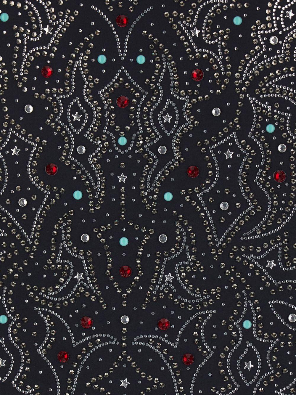 Gonna con paillettes in nero Venuja - donna 