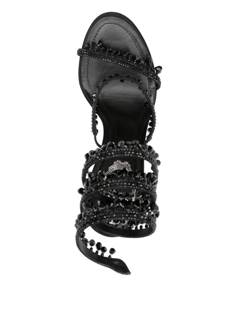 Sandali chandelier in nero Rene caovilla - donna 