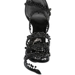 Sandali chandelier in nero Rene caovilla - donna 